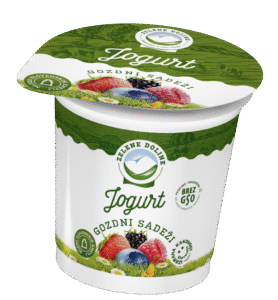 Sadni jogurt gozdni sadeži