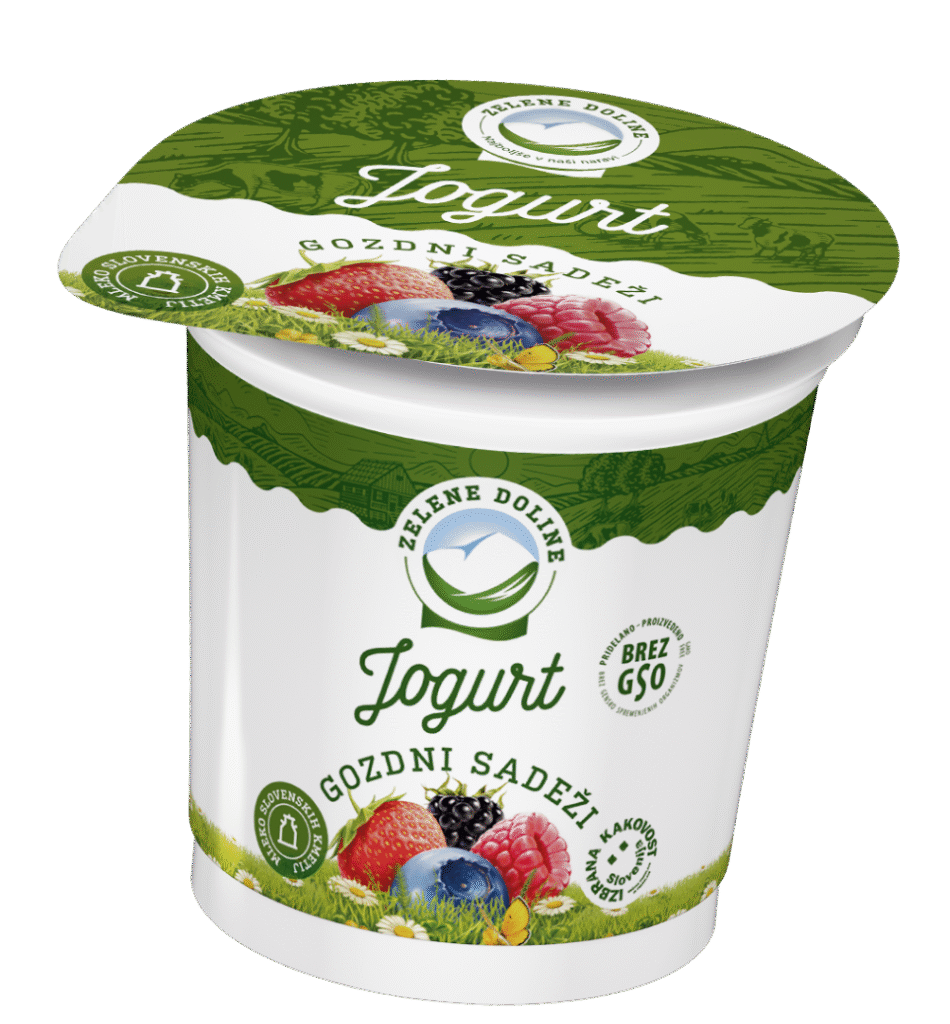 Sadni jogurt gozdni sadeži