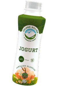 Tekoči jogurt Zelene Doline vanilijev sladoled