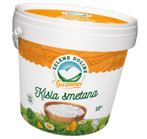 Kisla smetana Gurman Zelene Doline 900g