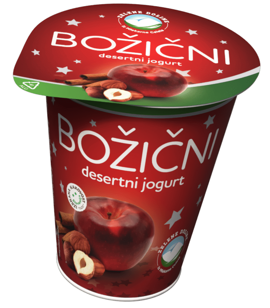 Božični jogurt Zelene Doline
