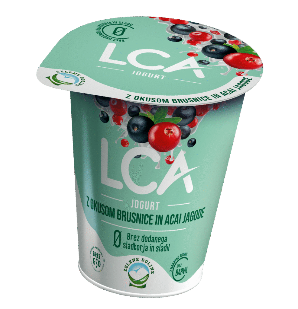 LCA 0 z okusom brusnice in acai jagode