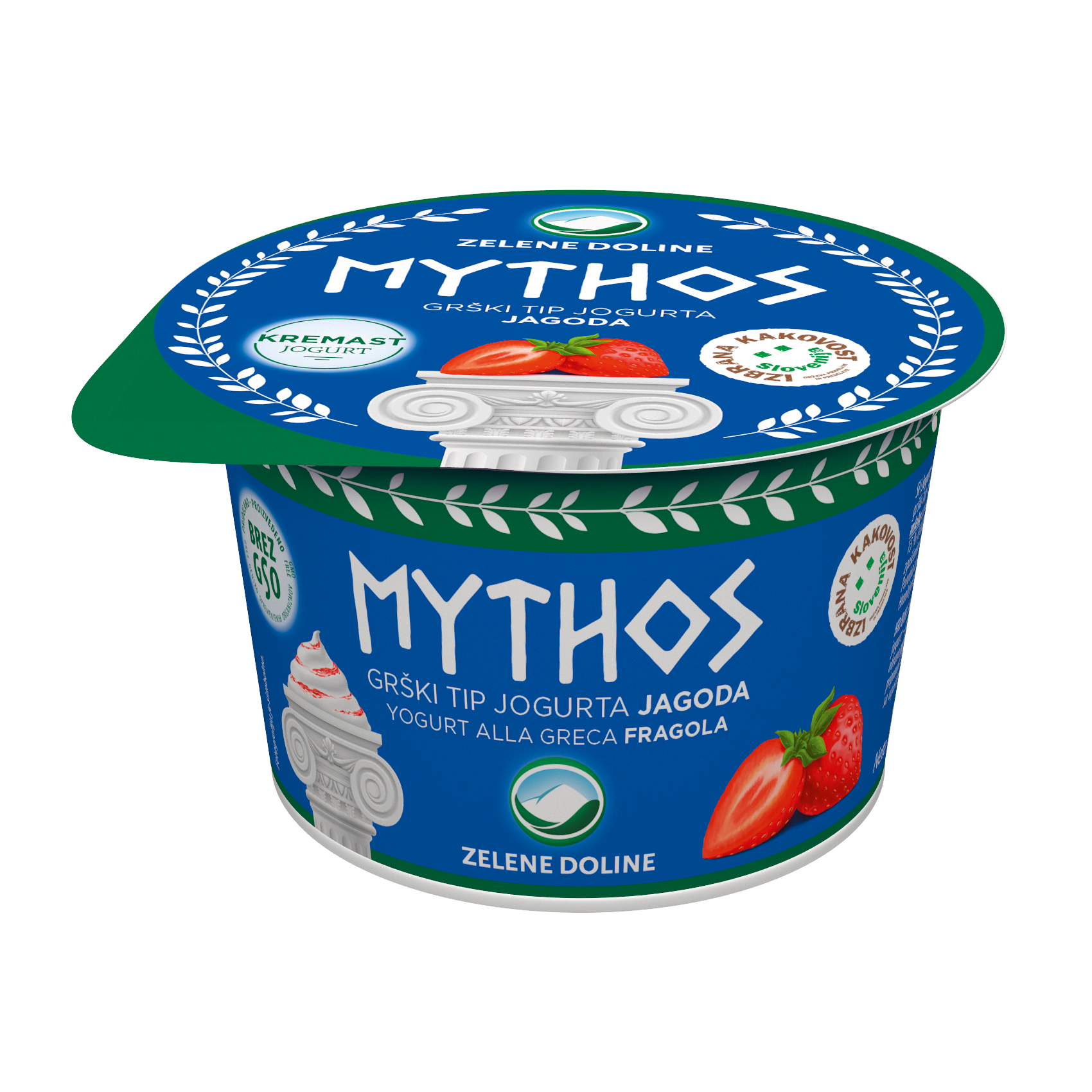 Mythos grški tip jogurta jagoda