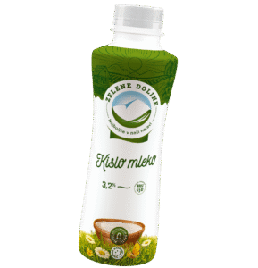 Tekoče kislo mleko - 500 ml Zelene Doline