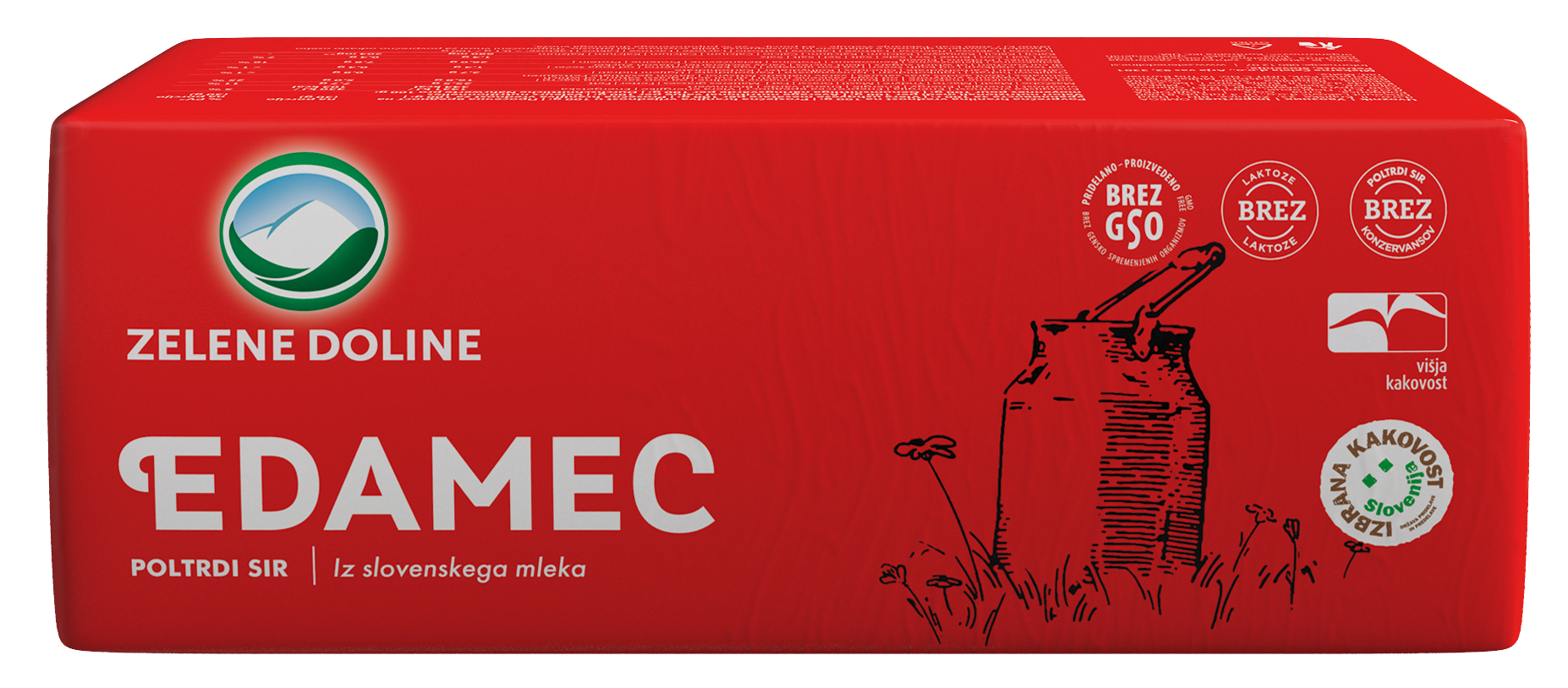 Edamec v bloku 2500g