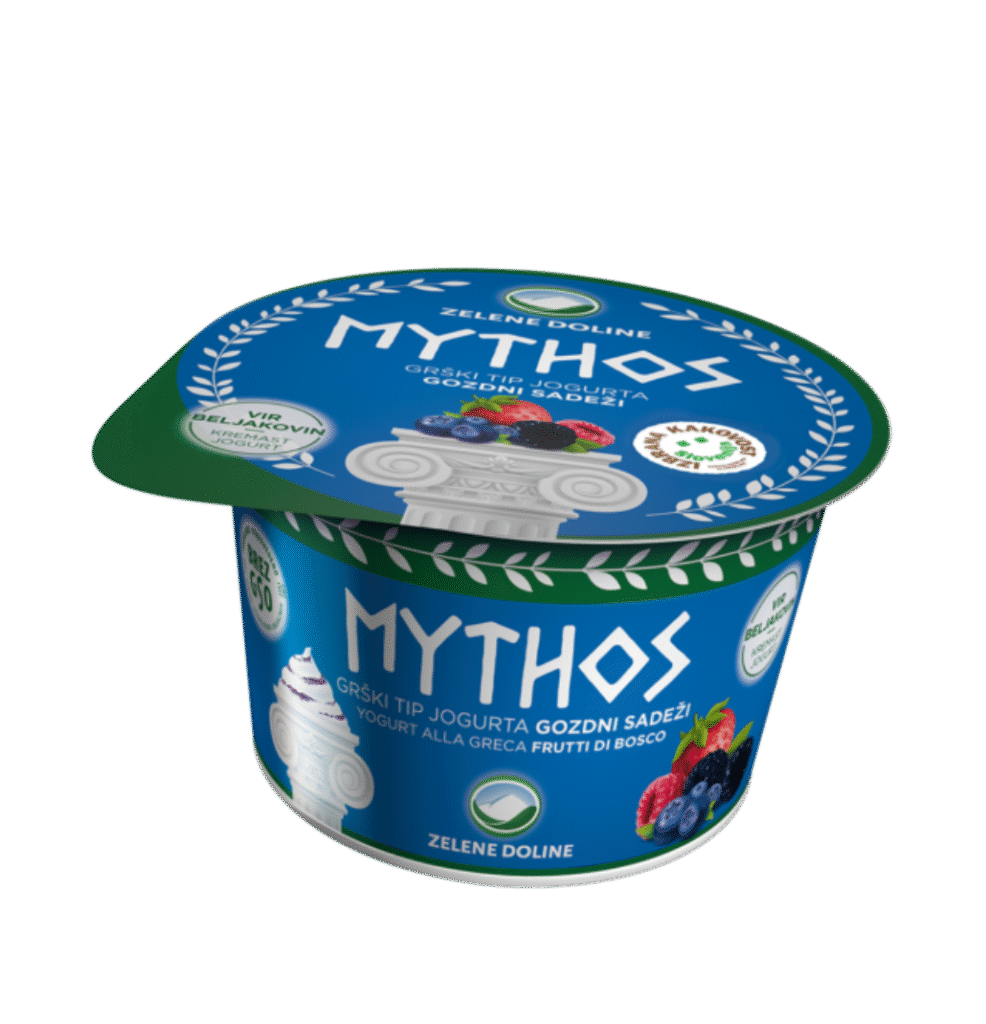 Mythos grški tip jogurta gozdni sadeži