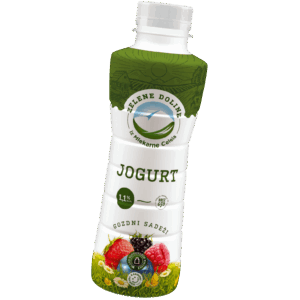 Sadni tekoči jogurt gozdni sadeži